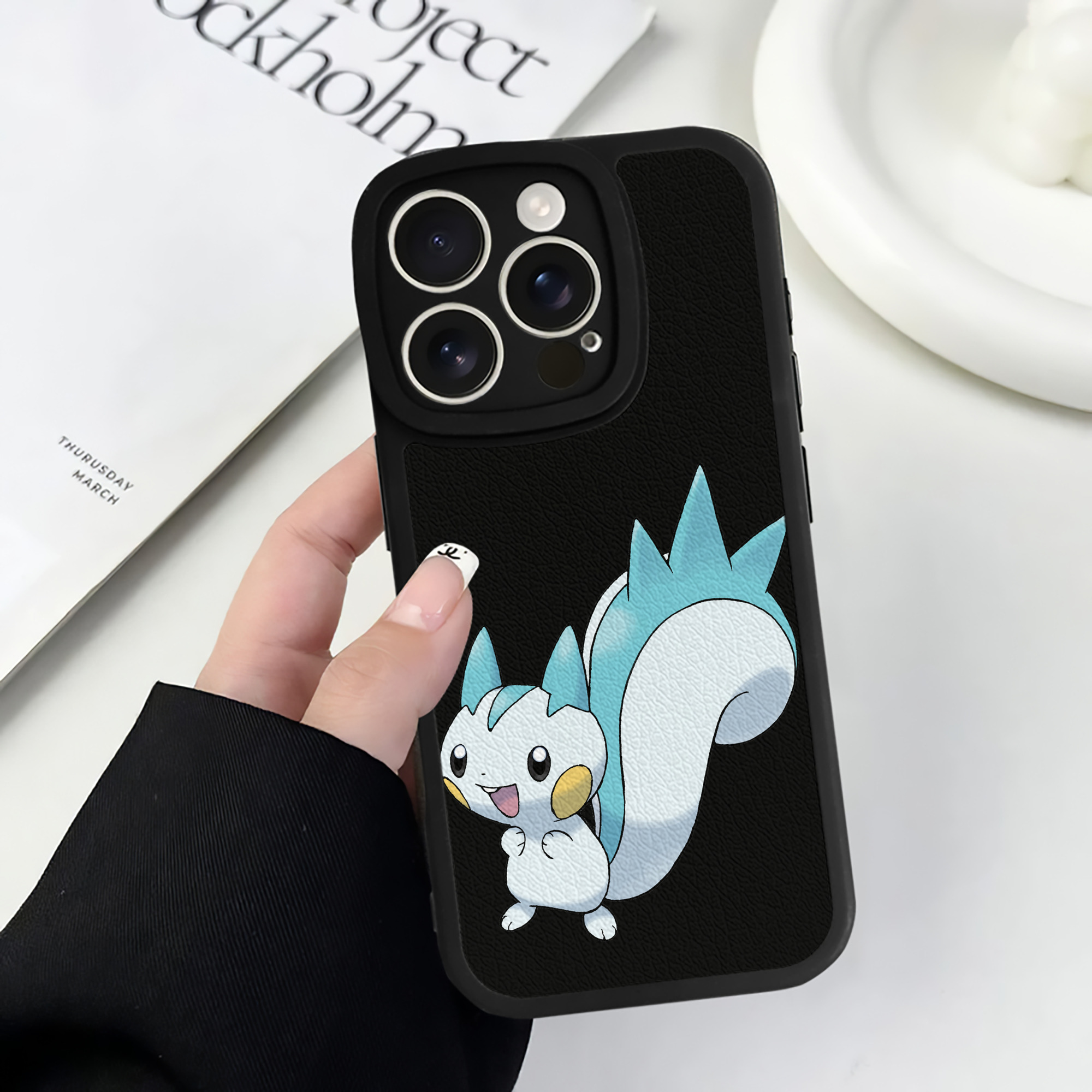 （画像用） ポケットモンスター Pokémon 【iPhone 16シリーズ対応】シリコンスマホケース（レザー調） 材質：シリコン